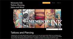 Desktop Screenshot of mementoink.com